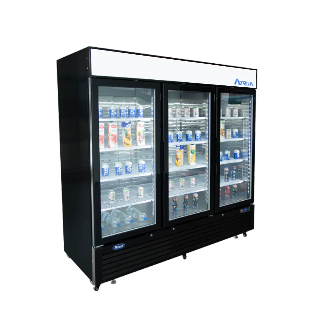 Atosa MCF8724GR (3) Glass Door Merchandiser Refrigerator - Image 3