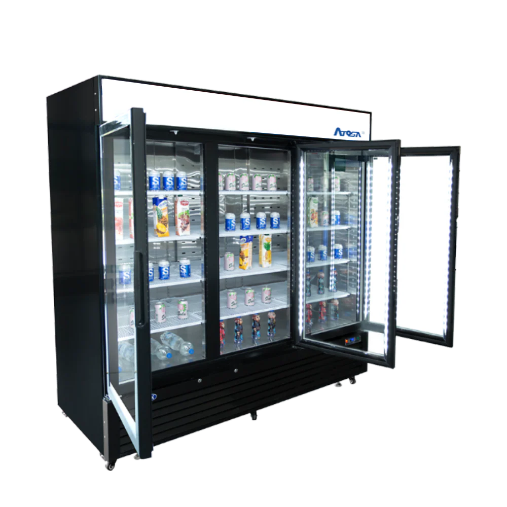 Atosa MCF8724GR (3) Glass Door Merchandiser Refrigerator - Image 4