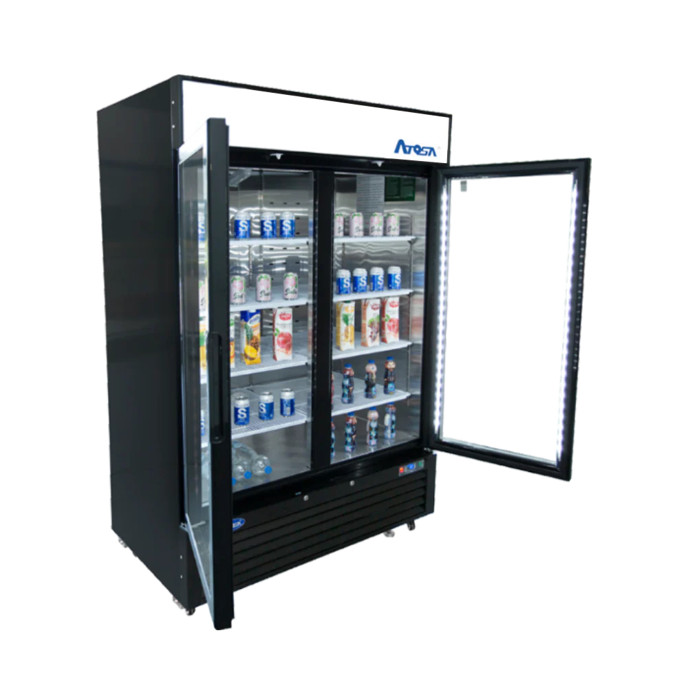 Atosa MCF8723GR (2) Glass Door Merchandiser Refrigerator - Image 4